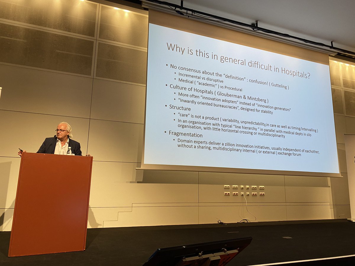 Why is innovation difficult in hospitals? #HospitalsBE2021