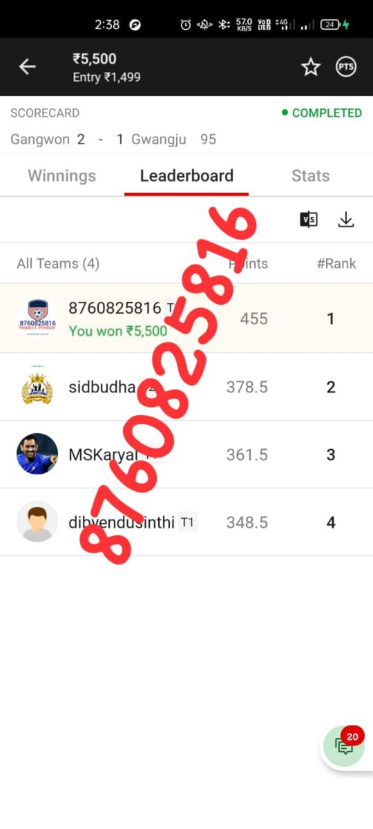 D11_Predictor's tweet photo. #Dream11
#betting #football #NBA
#IIPKL #CricketWorldCup #Kabaddi 
#Dream11Team #Cricket #Hockey
#Dream_11_prediction
Wanna win like this?
Join us on telegram👇
https://t.co/zdbG2f8ec7
For prime team's with investment tips..... Message me at  
whatsap 👉 8760825816 https://t.co/o8lWsdGL1X