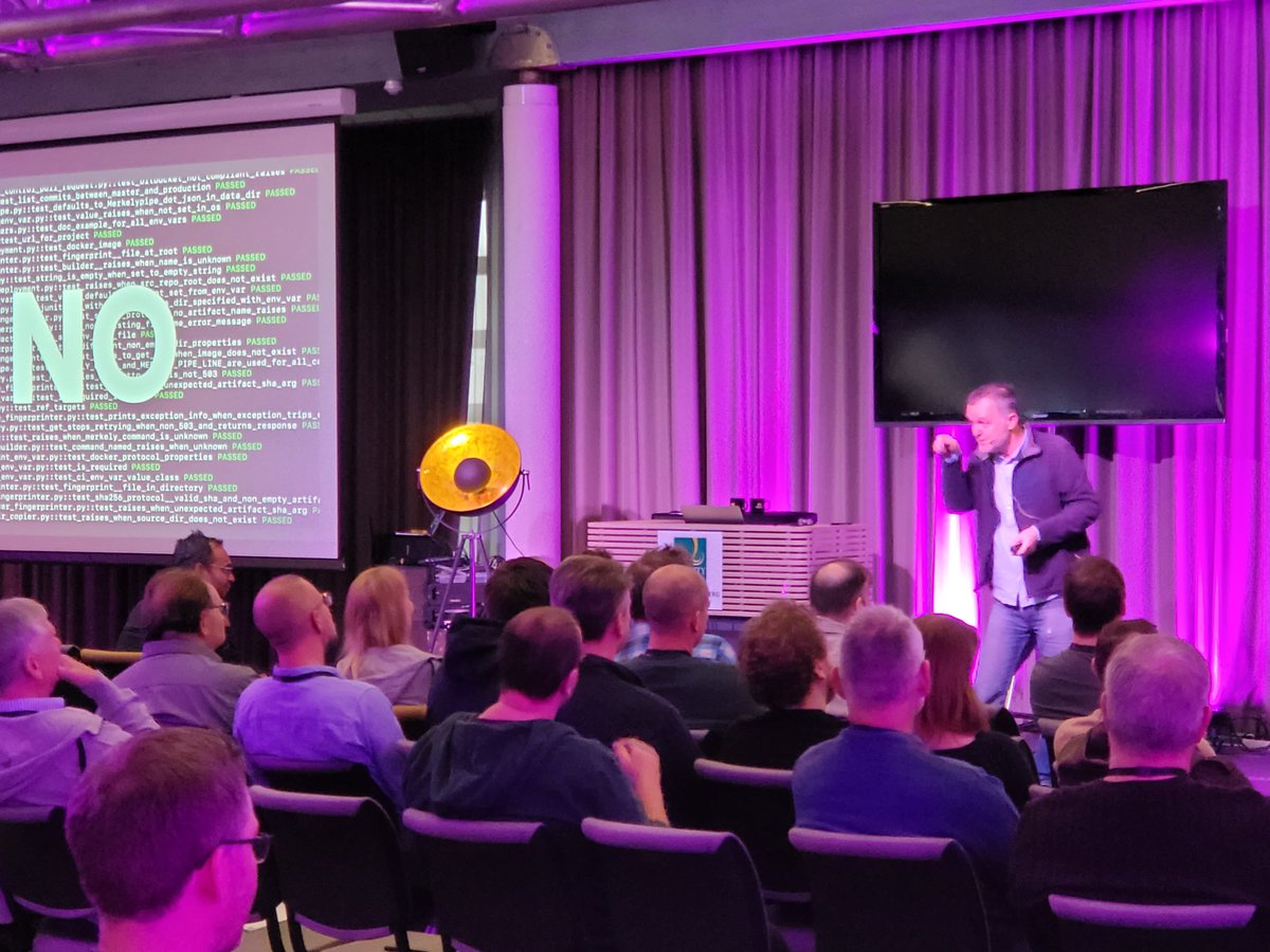 NDC_Conferences's tweet image. We&apos;re back! Keynote with @JonJagger happening now!! #NDCTechTown