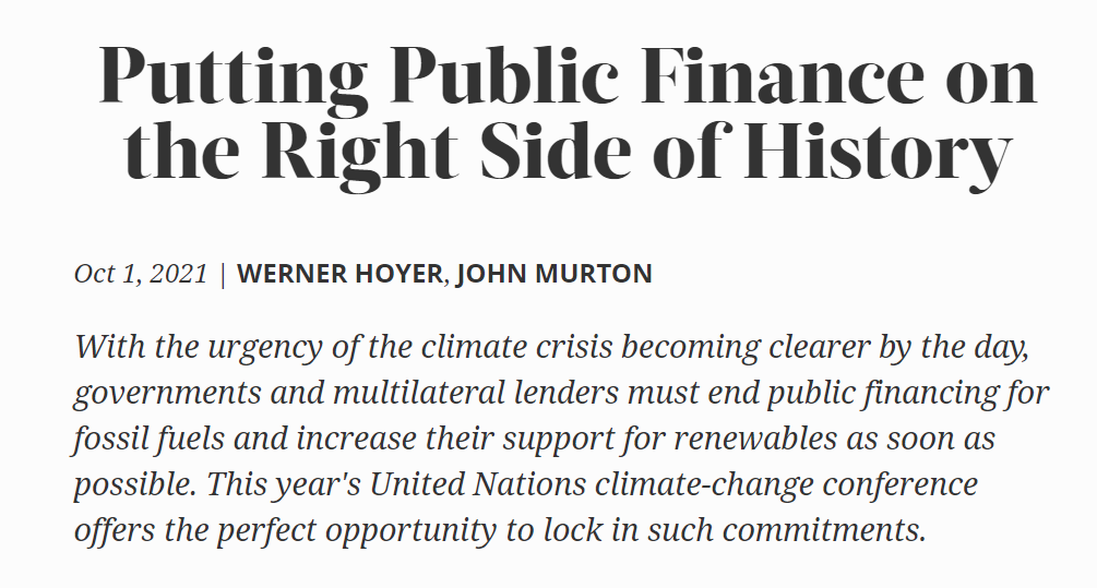 The UK calls on countries & institutions to commit to #StopFundingFossils and prioritize clean energy finance @COP26.

Today’s #ProductionGap report underscores why this is critical: $294bn in support for fossil fuels overseas since Paris was adopted! 🥵

productiongap.org