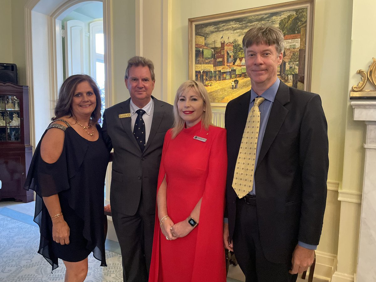 QldGovernor's tweet image. The Governor and Mrs de Jersey were pleased to host a reception this afternoon at Government House for the many diverse organisations in the defence, business and sports sectors of which they have been proud Patrons