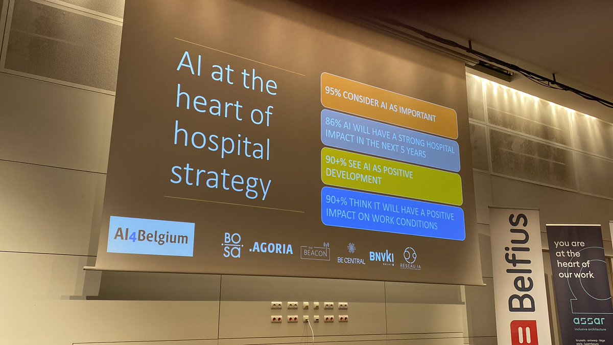 #HospitalsBE2021 <a href="/ai4_belgium/">AI4Belgium</a> AI will have a strong impact in the next 5 years