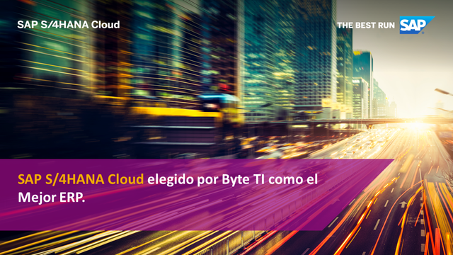 jrgprzgrc's tweet photo. Ven a conocer todo lo que te ofrece SAP S/4HANA Cloud, premiado recientemente por la revista Byte Ti con el galardón de Mejor ERP del mercado. No te lo pierdas en nuestra edición especial de #SAPNOW el 21 de octubre a las 10:00 h con la participación de... https://t.co/B3FXtkZJjZ https://t.co/tOo5CDutAY
