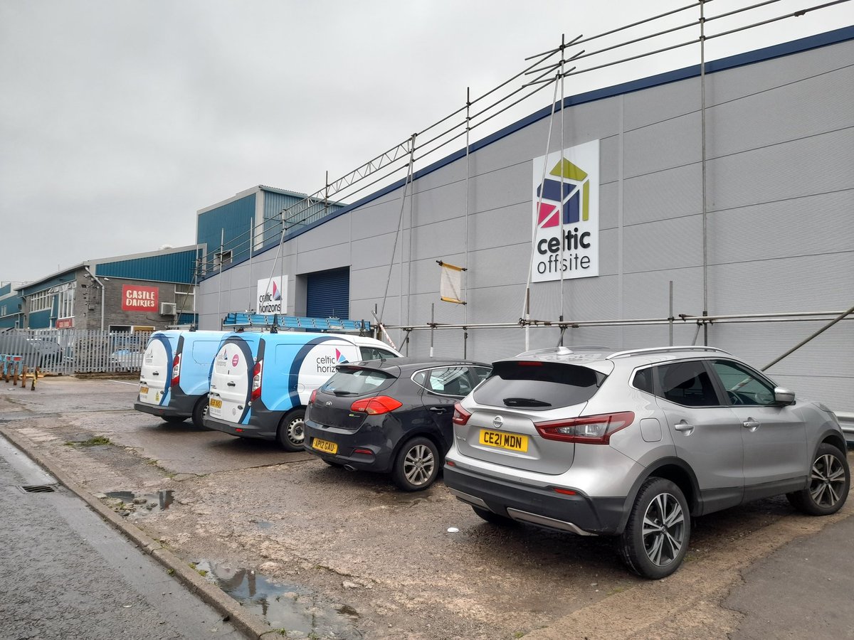 RebeccaTQ75's tweet photo. Great to see the new premises Celtic Offsite taking shape and our apprentices helping to create an exciting and great place to work. This will allow the apprentices to gain a wealth of experience and build on confidence helping them on their journey. @UnitedWelsh @CelticHorizons https://t.co/y0m2d79x1Z