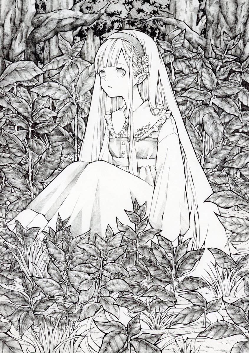 #絵柄が好みって人がいればいいなぁ
アナログ絵描き✎ 