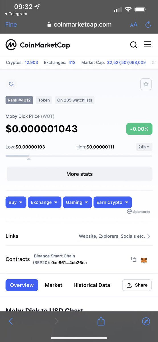 Leonard29190724's tweet photo. #WOT Is now live con @CoinMarketCap watch are website https://t.co/oJ8R51bwIQ we’re the future, we’re moby💎🐋 https://t.co/kCVbm643kL