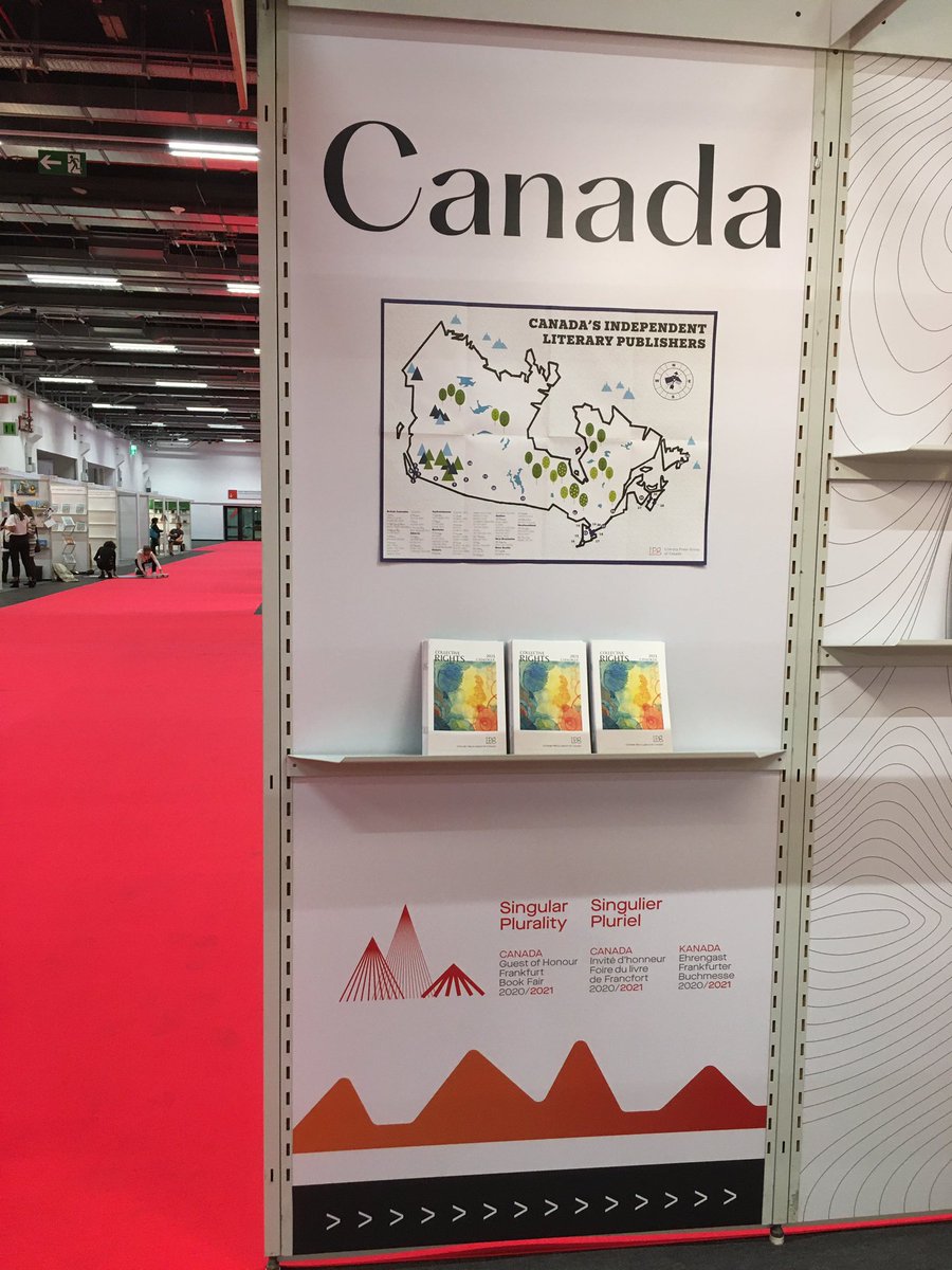 LPGCanada's tweet photo. Day 1 of the Fair! Find us at #fbm2021 at the Canada stand booth A65 in Hall 6. #CanLit #indiepress #fiction #nonfiction https://t.co/KkXhuVxvVd
