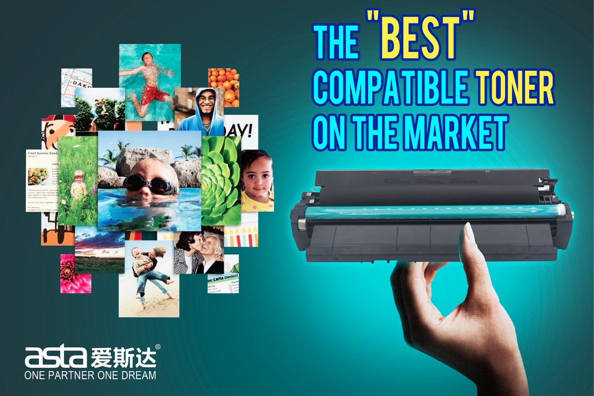AstaToner's tweet photo. The best compatible toner on the market 
You get what you pay for #tonercartridge #Asta https://t.co/zuEqZCNTLn