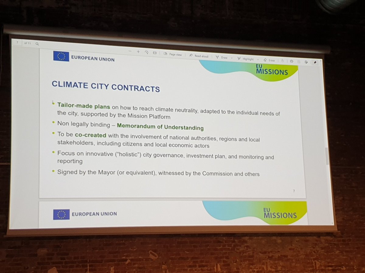 Kicking off <a href="/NetZeroCitiesEU/">NetZeroCities</a> right now, the project building and operating the one-stop-shop platform supporting the #EUmissions on cities. <a href="/ICLEI/">ICLEI</a> will particularly support the  #ClimateCityContracts for the mission