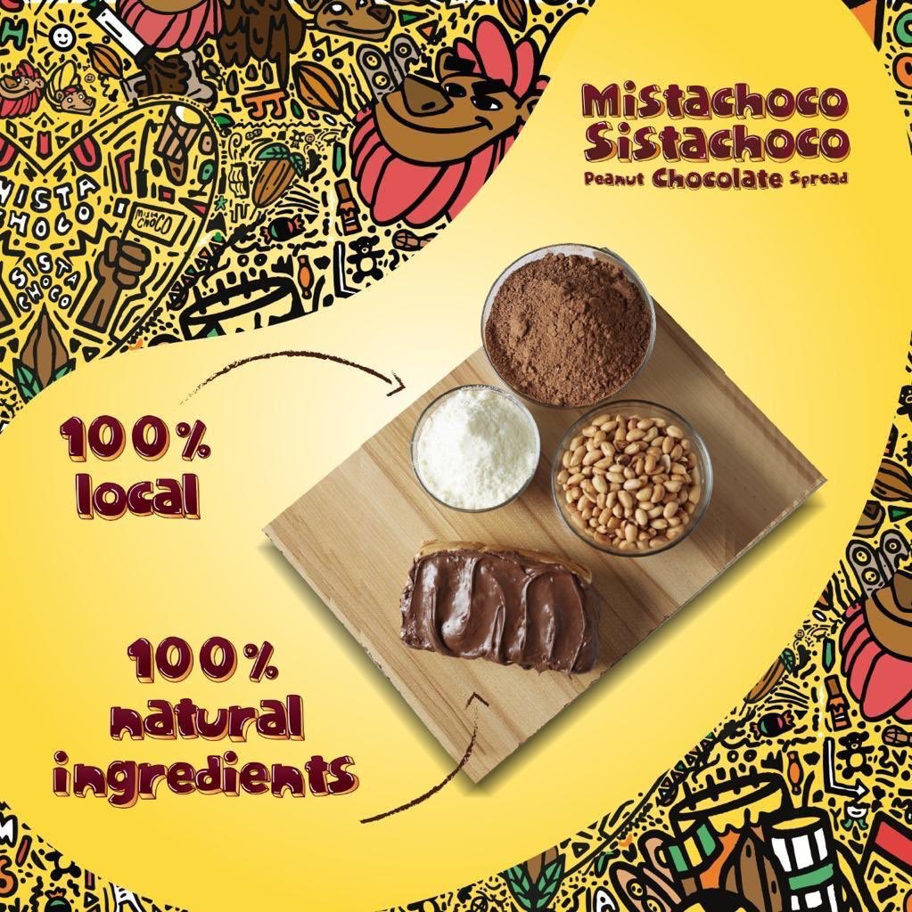 Freyy_is's tweet photo. You’ve ever wondered what Yummy tastes like? 😋
Here you have it!!
MISTACHOCO &amp; SISTACHOCO 🤩🍫
100% Natural.
100% Local.
What more do you need!? 🥵🍫
Now you Have it! 🤩 @mistachoco 

#MistachocoInUnilag #MistachocoXUnilag #MistachocoInAkoka
#MistachocoBreadSpread
#SpreadTheRoar https://t.co/Q969ymJ5Xu