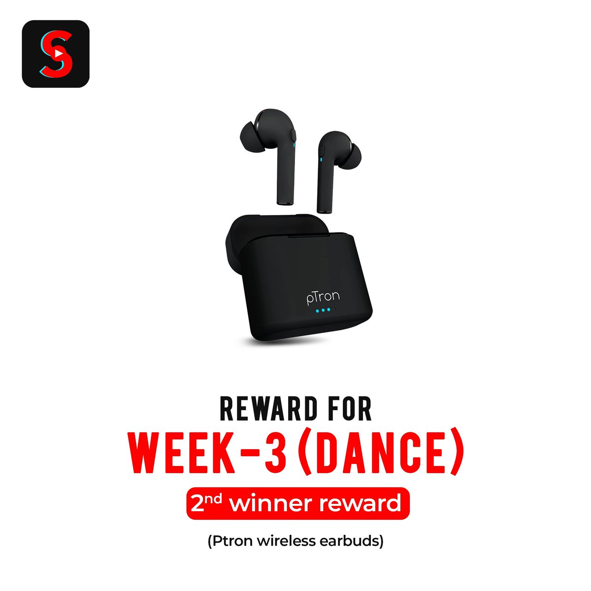 SkillTopp's tweet photo. 🌟WEEK 3 REWARD ALERT FOR (2nd WINNER)🌟
Category ~ Dance 
Reward ~ Ptron wireless earbuds
We are inviting the dance category Skill-Superheroes to the biggest Skill-Rewarding event, SkillFest.
#seekhosikhaokamao #skillfest #shortvideos #art https://t.co/jSJImXIWbw