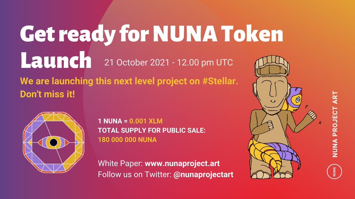 We are ready!! 
Link Medium about NUNA Token: nunaprojectart.medium.com/nuna-token-f93…
