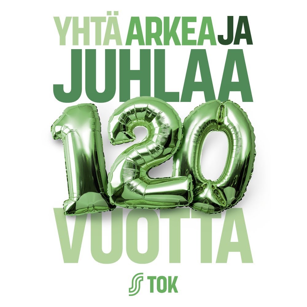 🎉 Onnea 120-vuotias <a href="/turunosk/">Turun Osuuskauppa</a> 🎉
Kun toiminta-ajatus on pysynyt samana yli vuosisadan, niin ollaan oikeiden asioiden äärellä. Edelleen osuuskauppa tuottaa etuja ja palveluja asiakasomistajilleen ja edistää alueensa hyvinvointia ja elinvoimaisuutta. Hienoa olla osa tätä tarinaa!