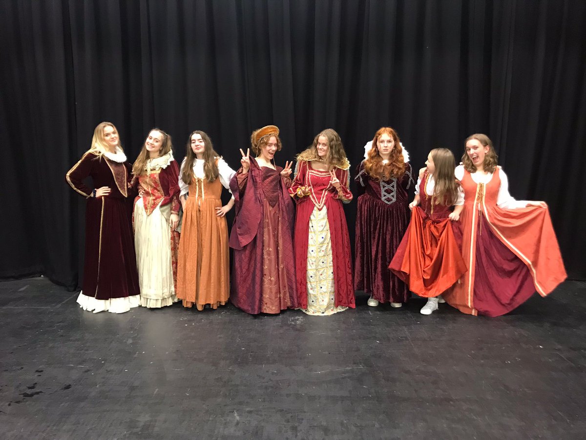 Our cast for Katheryn Howard by Catherine Hiscick performs tomorrow night at Riverside Arts Centre in Sunbury-on-Thames ❤️👍