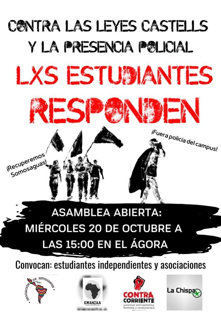 Contrac_Mad's tweet photo. ¡Hoy no paramos!

👉 A las 14H - Salón de Actos de FyL de la UAM con @josefinamar14 sobre marxismo e Interseccionalidad. 

👉 A las 15H - Ágora de SOMOSAGUAS organicemos una respuesta contra la presencia policial. 

👉 A las 18H - @csolatraba hablando de ecología y marxismo. https://t.co/WfowbSz05i