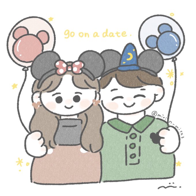 ディズニーに行きたいのtwitterイラスト検索結果