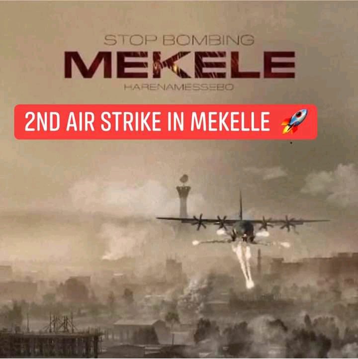 HiyabKB's tweet photo. Ongoing air strike for z second day in #Mekelle, #Tigray. Mekelle hosts around 1 mil residents. Civilians r being killed, infrastructures destroyed. @SecBlinken @USAmbUN @cnni @BBCWorld @guardian @Reuters @Telegraph @JosepBorrellF @PowerUSAID @EUCouncil @irishmissionun @GermanyUN https://t.co/GJA1PMCUfm