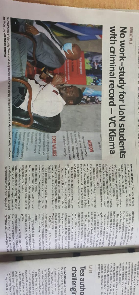 KemboiFelixCEO's tweet photo. @STAR thanks for featuring 💫
#crimesipoa
@IPOA_KE
@CrimeSiPoaKenya
@ItsKwambox
@JMWaiganjo https://t.co/GCNZ2AKQgR