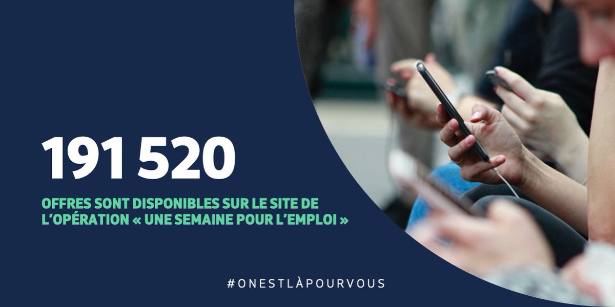 FranceTravail's tweet photo. .@TF1 et @pole_emploi mobilisés pour accompagner la reprise 💪

Près de 200 000 offres sont disponibles sur la plateforme de l'opération #UneSemainePourLEmploi 

➡️ https://t.co/CSVwXTHw47 #TousMobilisés https://t.co/ZAsWi1n3ld