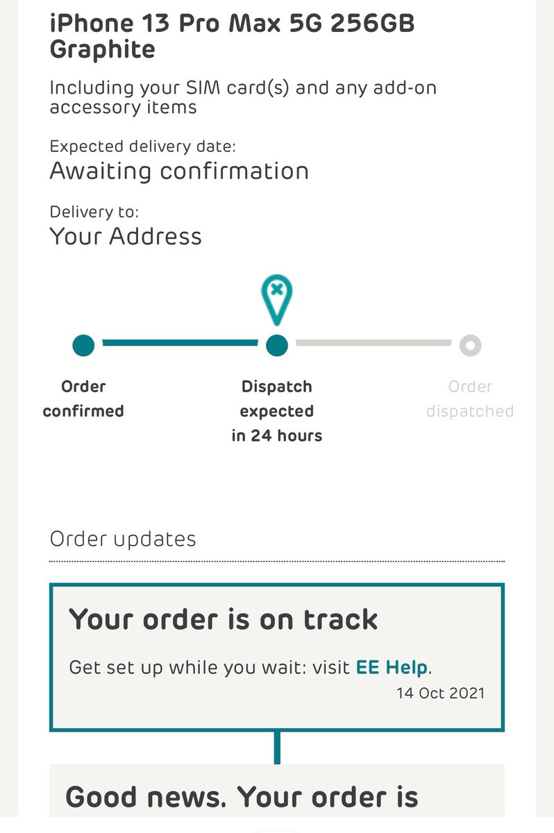 pjl4591's tweet photo. Hey @EE this was sent to me on the 15th of October! Been along 24hours 😂 https://t.co/kI09lsfnqO