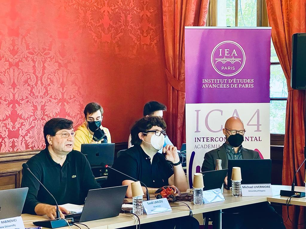 IEAdeParis's tweet photo. The 3rd day of #ICA4 starts with chair  Pr. Saadi Lahlou's talk on "Distributed Intelligence and distributed agency". https://t.co/uTEAHKIvwL