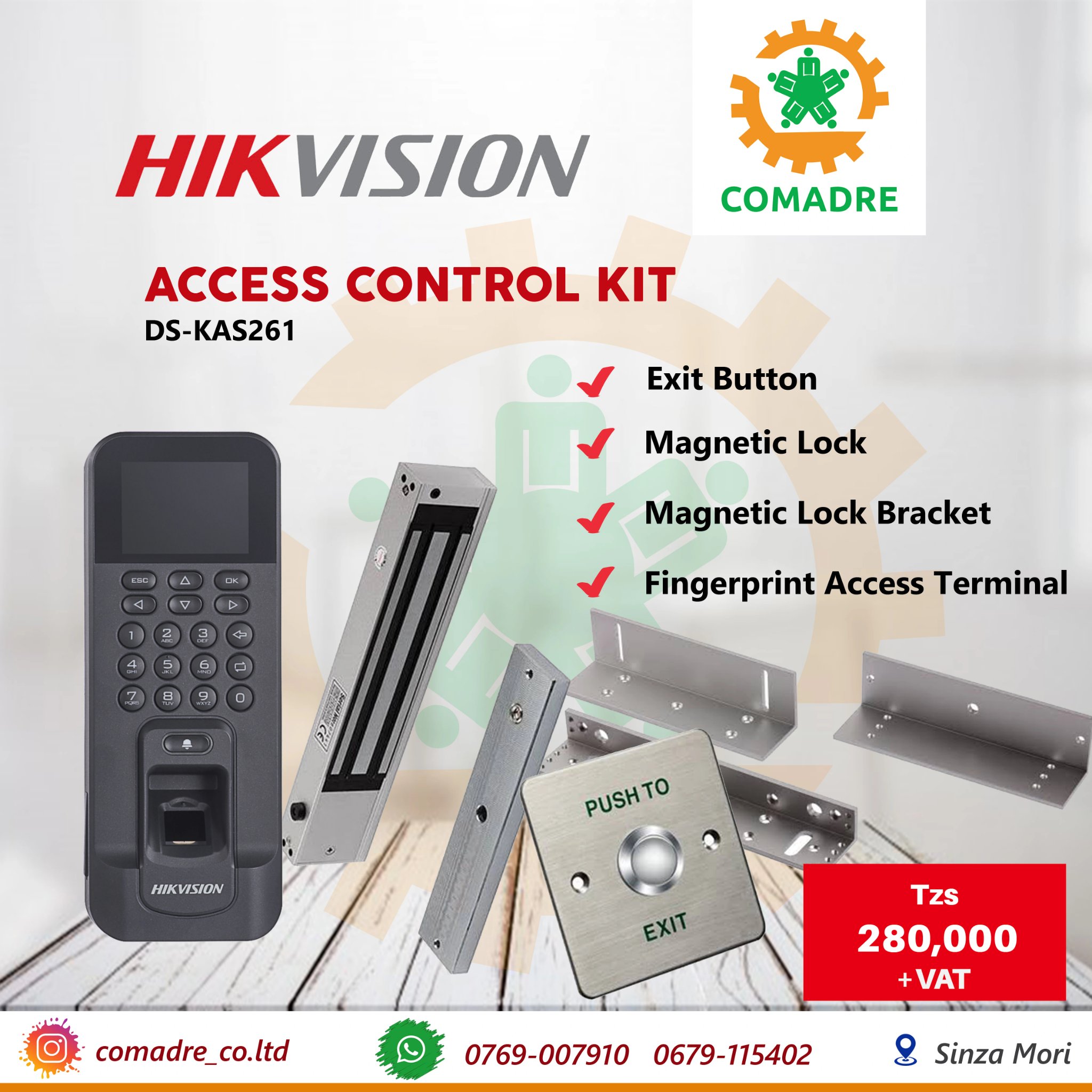 Hikvision door access sales control