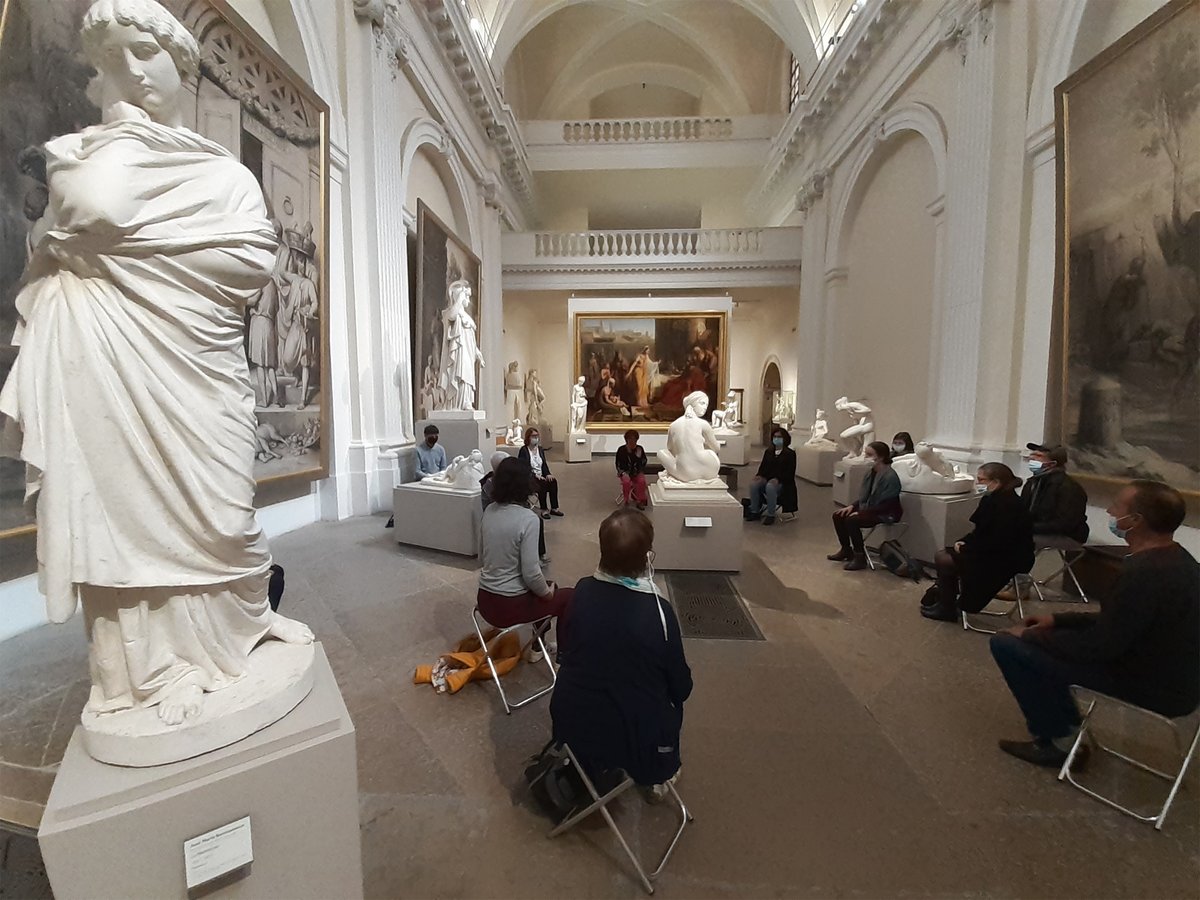 MuseeMacon's tweet photo. 🧘Le 24/10, touchez des oeuvres avec vos yeux ! Plongez dans un dialogue avec l'#art de #maithu grâce à une séance de #méditation de pleine conscience conduite par Marie-Pierre Le Bris https://t.co/7oveWUpw75
📆24/10 à 15h sur réservation 👉https://t.co/0WlPpSQFLu
📷MP. Le Bris https://t.co/PzTgMwrqjg