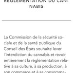 Image for the Tweet beginning: 🇨🇭#Suisse #cannabis

Pendant ce temps, l’impensable