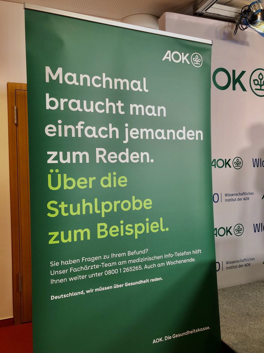 AOK_Politik's tweet photo. #Litsch: Mit der Kampagne „Deutschland, wir müssen #ÜberGesundheitReden“ wollen wir dazu beitragen, dass sich die Menschen mit dem Thema #Krebs-#Früherkennung auseinandersetzen und einen Anstoß geben, beim Arzt einen Termin zu vereinbaren. https://t.co/wFrPlY4fKZ