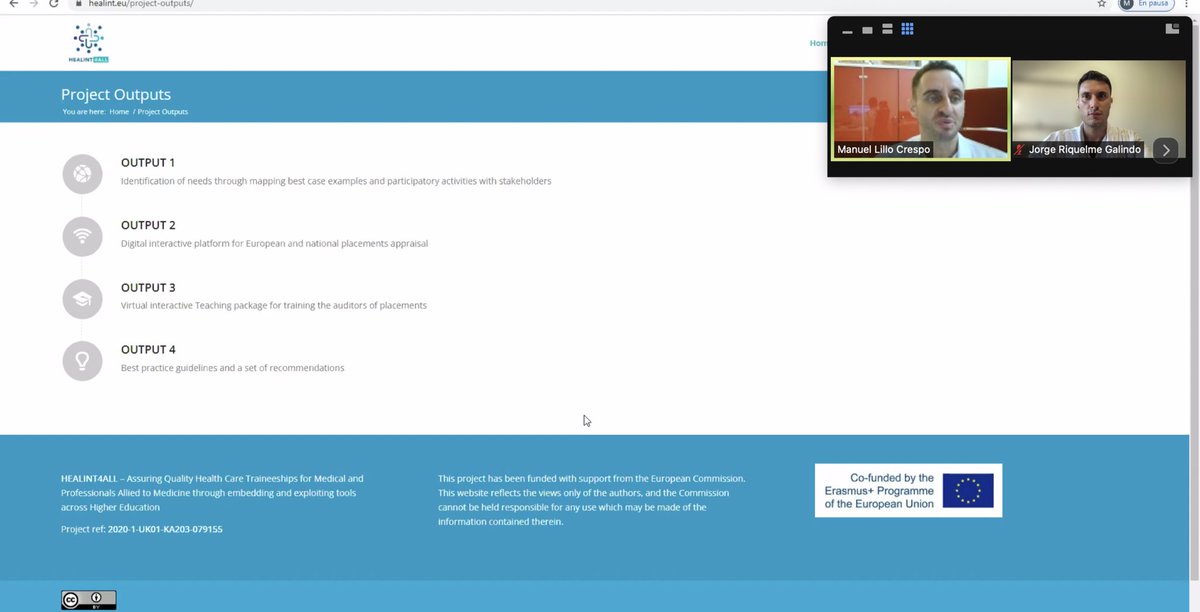 Today the Spanish team has been disseminating Healint &amp; Healint4ALL projects and IWA35:2020 with Higher Educational Institutions from Philippines <a href="/riquelmejg/">Jorge Riquelme</a> <a href="/manuellilloc/">MLC</a> <a href="/UA_Universitat/">Universitat Alacant</a>
