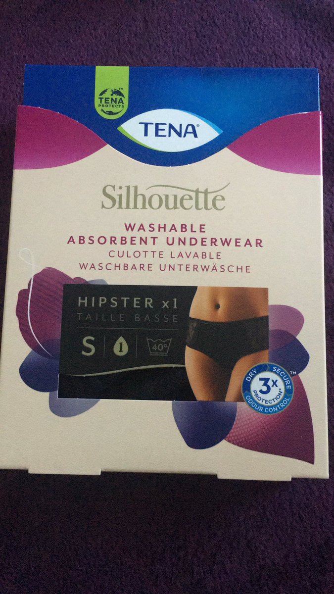 diverstests's tweet photo. TENA Silhouette Culotte absorbante lavable, joli design, couleur noir! Culotte discrète et très confortable ! 
#tena #trnd #CULOTTELAVABLETENA @trnd_fr https://t.co/7zR3nh2NCA