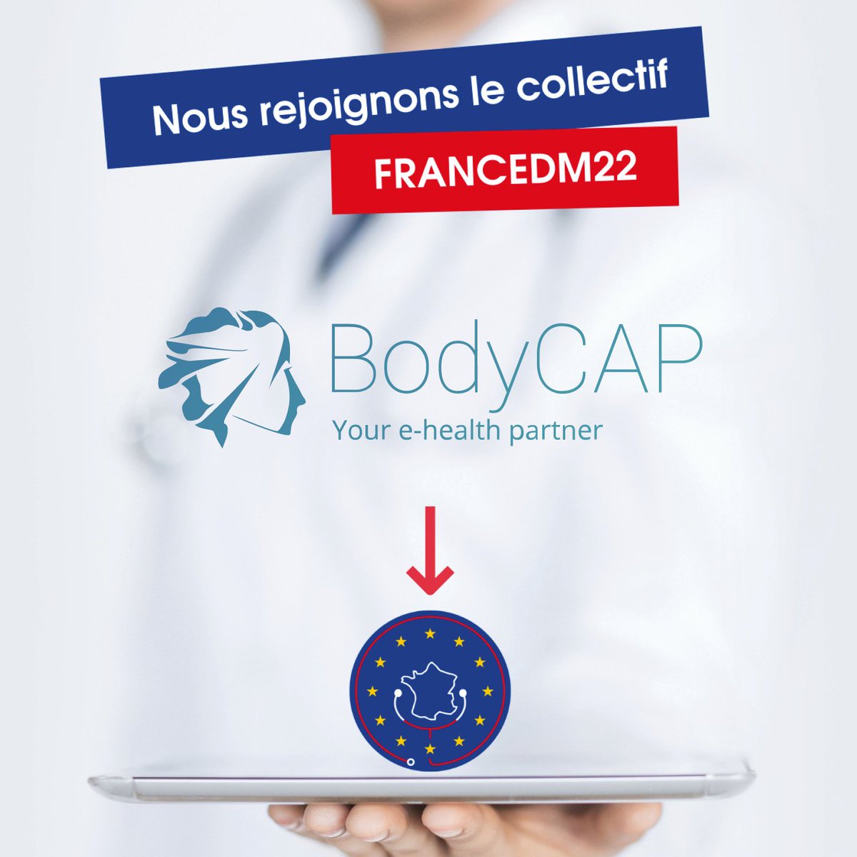 [#medicaldevices 🩺]

<a href="/BodyCap/">BodyCAP</a> devient membre officiel du collectif <a href="/FranceDM22/">FranceDM22</a> avec qui nous partageons les valeurs, une analyse critique de la situation réglementaire &amp; des objectifs d’amélioration. La qualité &amp; l’innovation des DM français doit être défendue &amp; promue !