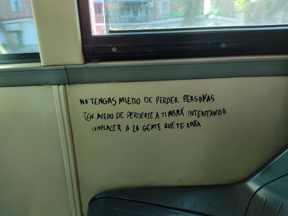 Me he subido en el bus y me he encontrado esto