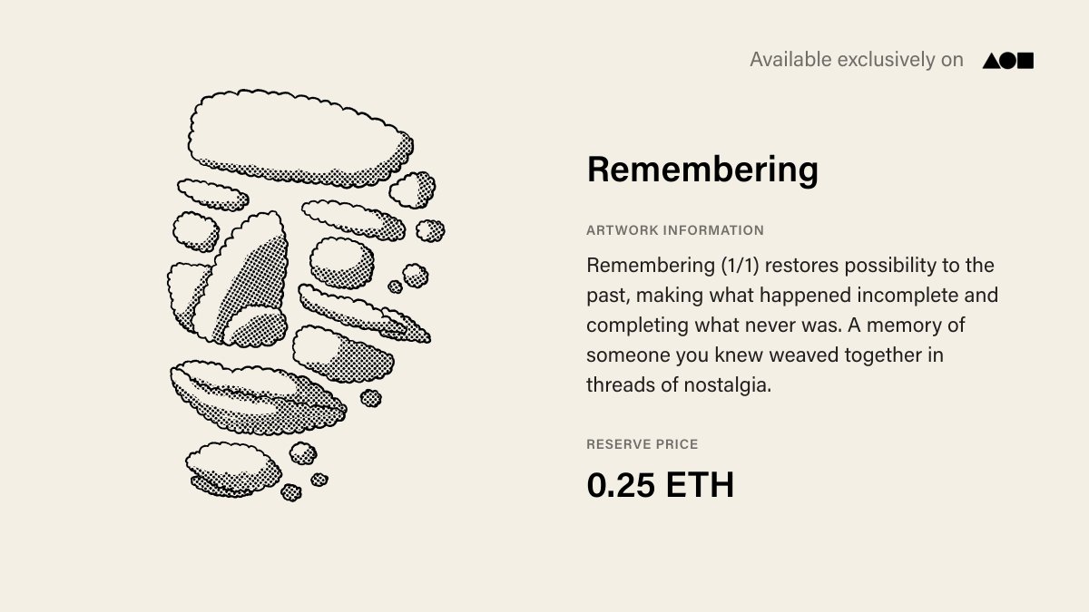 pandegraph's tweet photo. Remembering (1/1) is now listed on @withFND 
https://t.co/wFEoHRSEmh
#NFT #NFTCommunity #Cryptoart #FoundationNFT https://t.co/zuIPGATZ3I