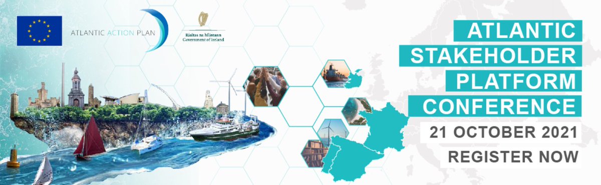 #AtlanticActionPlan & #MaritimeCooperation boost #BlueEconomy & #EUGreenDeal 🌍

The 8th #Atlantic #Stakeholders Platform #Conference will take place tomorrow.
👉 europa.eu/!DJXDMd 

Won’t be there in person? Join the event online!

#AtlanticMaritimeStrategy #BeGreenGoBlue