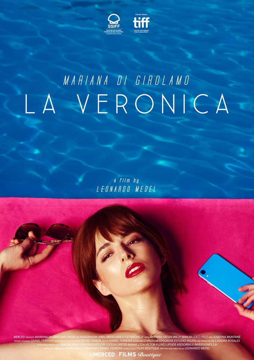👄💙💣 Découvrez au cinéma en 2022  𝑳𝑨 𝑽𝑬𝑹𝑶𝑵𝑰𝑪𝑨, un drame satirique chilien réalisé par Leonardo Medel.
#laveronica #leonardomedel