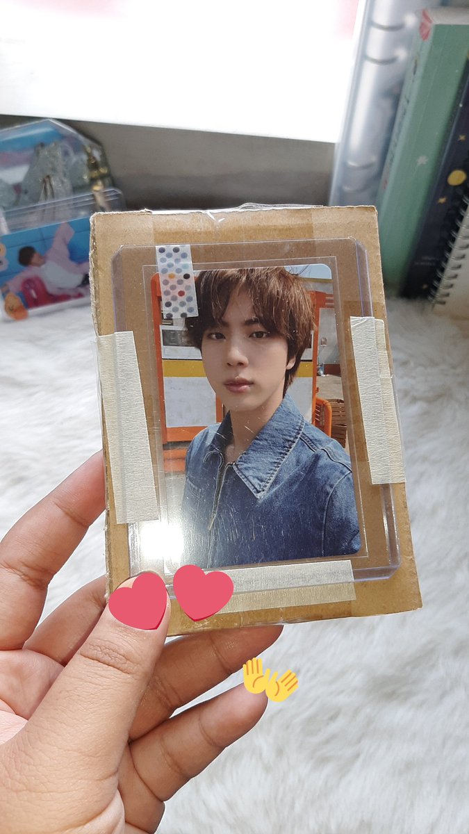 epiphanycart's tweet photo. it was worth the wait!! my seokjinnie butter weverse pob pc have finally arrived!! thank u so much po for being a responsible seller @taebomcart, ang cute ng pagkapack and yung freebies😭💜
#taebomproofs  #taebomfeedbacks https://t.co/lJcYVVZX9W