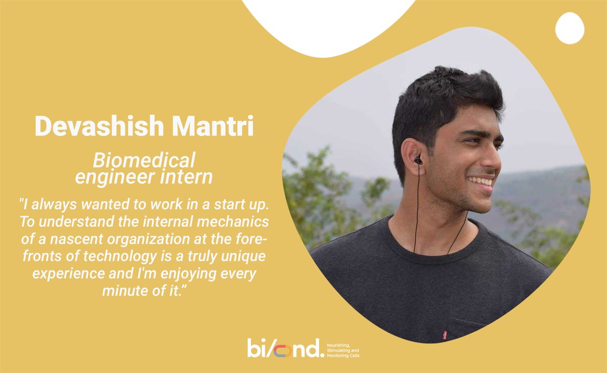 GOBIOND's tweet photo. Today, the Bi/ond's team is content to introduce one of our newest team members, Devashish Mantri, or Dave.
Working as a Biomedical engineer intern, Dave's tasks are to help the technical team secure quality assurance and quality control plans for the company.
Welcome to the team https://t.co/dH1W3JHdTU