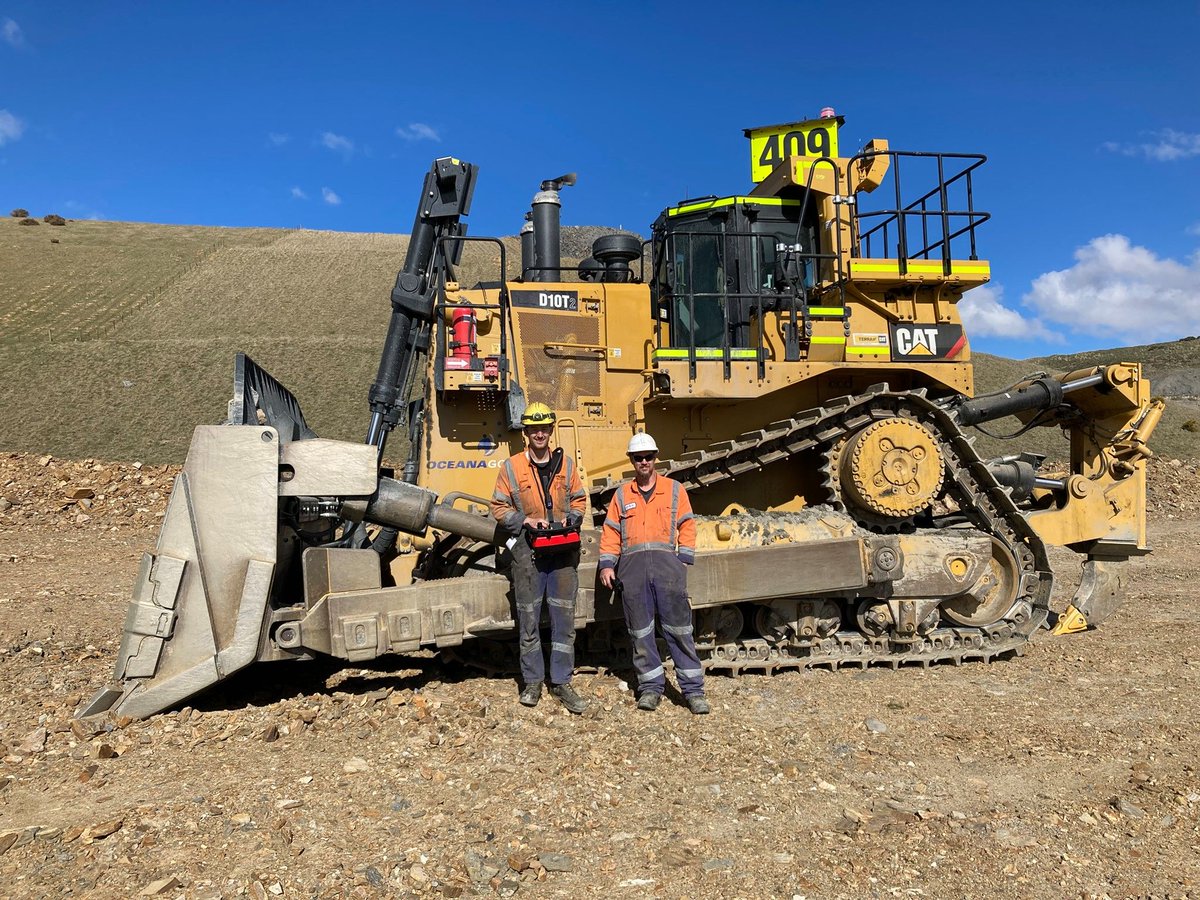 im_mining's tweet photo. RCT’s ControlMaster Line of Sight dozer solution has another customer reference to hand, following a recent deployment on a Cat D10T2 at OceanaGold’s Macraes operation in New Zealand | https://t.co/9G212mOCZi @RCT_HQ #ControlMaster @OceanaGold #Macraes #minesafety #mineautomation https://t.co/35cxXJyvnC