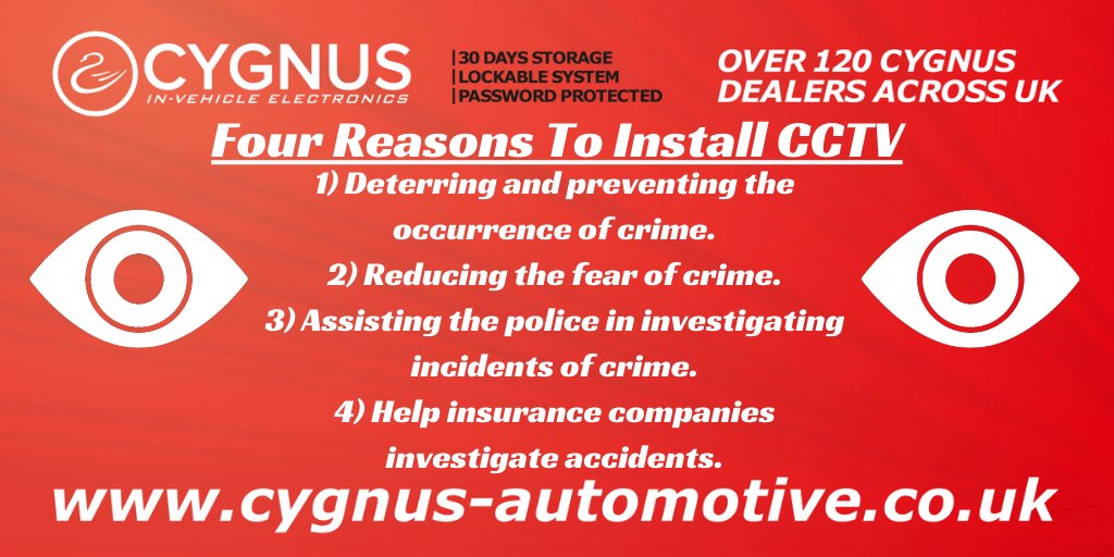 Cygnustaximeter's tweet photo. Check out our four reasons to install #CCTV in your #taxi vehicle. Visit https://t.co/SaN5H9r9no https://t.co/AGDRLZlKIb