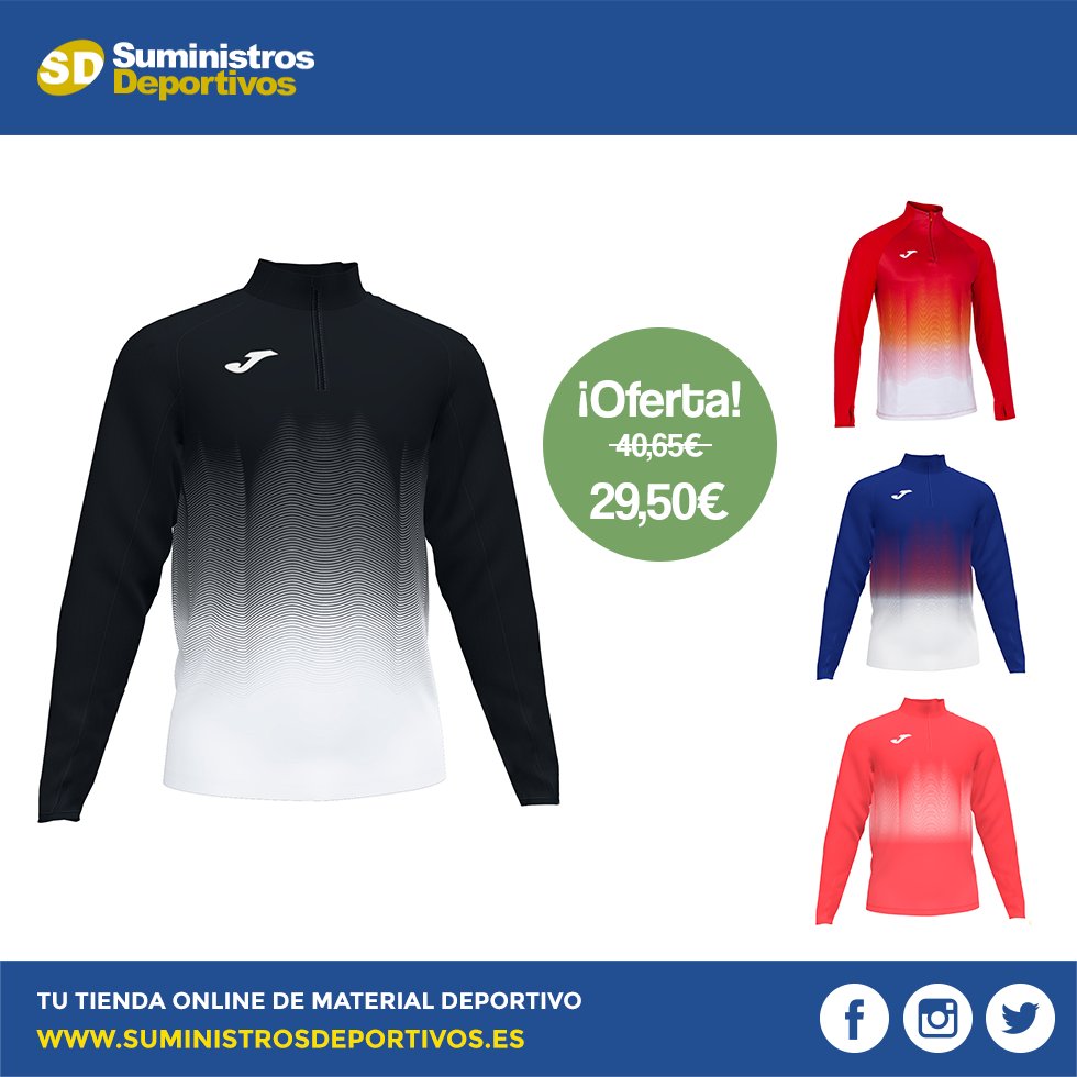sumdeportivoscc's tweet photo. 📢 Os recordamos que tenemos en #oferta la 🔝 Sudadera Joma Elite VII 🔝 ¡No te quedes sin ella!

Sudadera media cremallera con puños y vivo elástico. Logotipo J en sublimación.

👉 https://t.co/9gKZlPBEWw https://t.co/B9kXYKmSGV