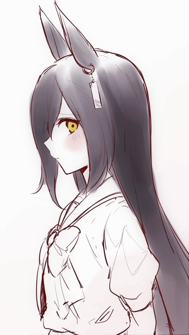 マンハッタンカフェ落描き
反転したので色々逆です 