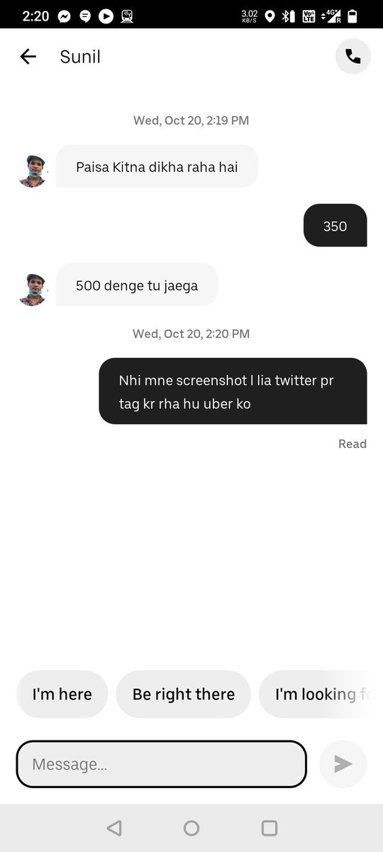 loyal_enemyy's tweet photo. @Uber kindly see this matter. Whenever I book cab from your app this type of messages I got https://t.co/aLQ3wl8Ops