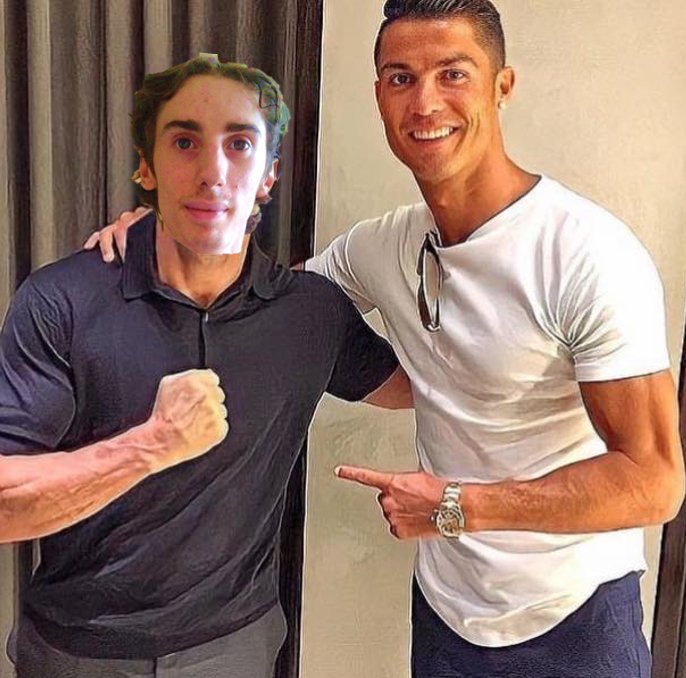 L0ukizz's tweet image. Rencontre émouvante avec Cristiano ce matin