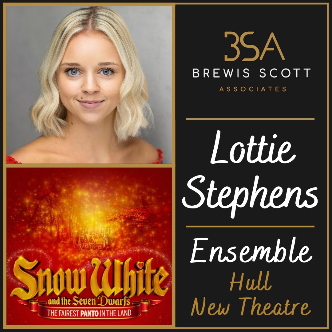 BSATalent's tweet photo. Our wonderful DARCY OWEN (@darcyowenx) &amp; LOTTIE STEPHENS (@lottiestephenss) join the cast of SNOW WHITE AND THE SEVEN DWARFS this Christmas at @NewTheatreHull 

Thanks so much to the team at @XRoads_Live https://t.co/9rH4K8dNXE