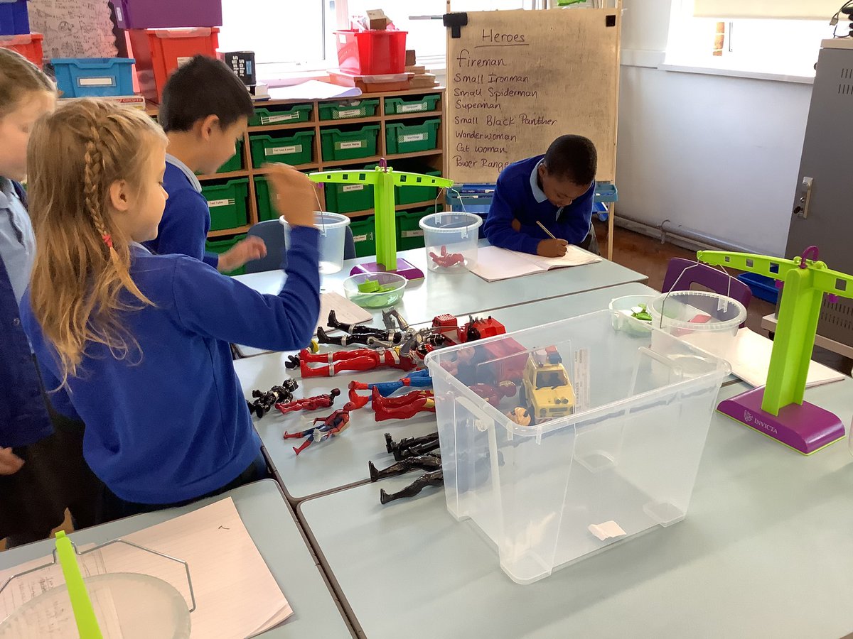 StMarysCF11Y3's tweet image. Year 3 estimating then weighing heroes to the nearest 10g.#mathematicsisfun@Stmaryscf11Y3