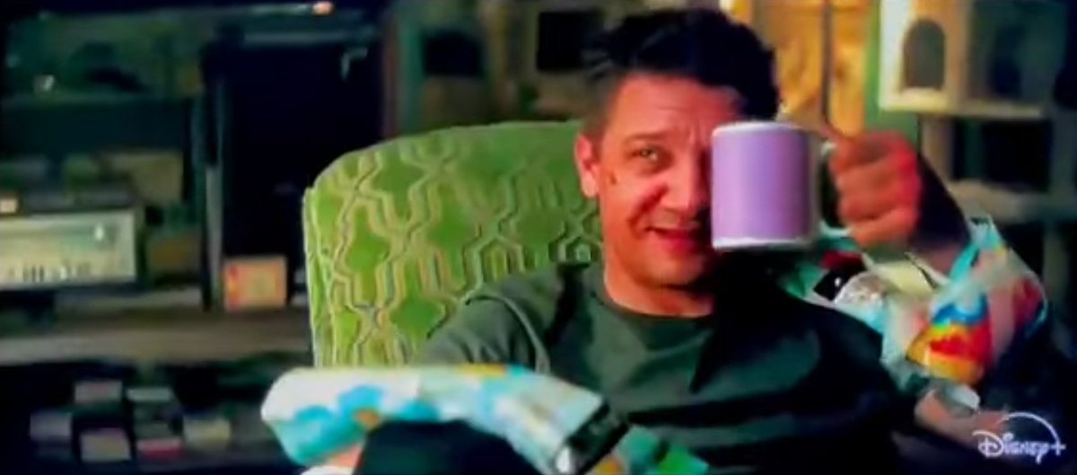 Don't mind him..

He's just sipping coffee in his purple coffee mug at 2am like a champ.