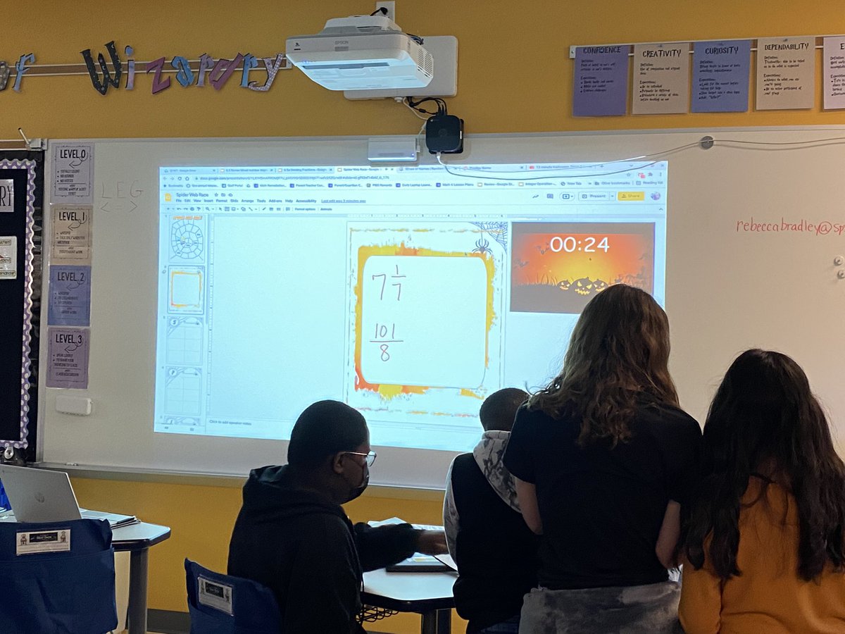 RBradteacher's tweet photo. After a weekend of thinking and planning I finally created a game activity that got my 1st block talking, collaborating, and moving into the “you do” phase of learning!! Spider Web Race #buildthebestsps #cfcmhaws https://t.co/aGnxv75WOm