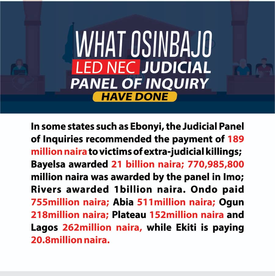 ShinaOlabisi's tweet photo. Steps taken as regard the Endsars.

#LekkiLies
#EndSARSUpdates
#EndSARSNews https://t.co/9WR1zmZdzM