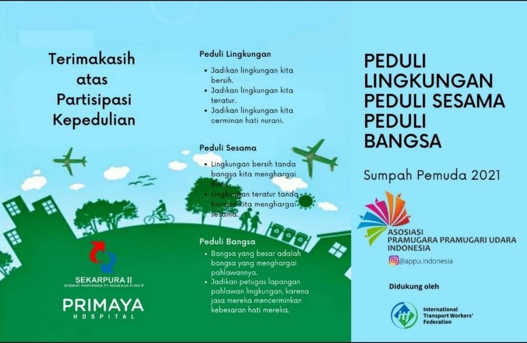 APPUIndonesia's tweet photo. 5. Momentum Sumpah Pemuda memberi pengingat pada kita semua, khususnya generasi muda, generasi milenial bersatu merawat &amp; melindungi lingkungan di sekitar kita dari beragam polutan pengganggu.

#pedulilingkungan #pedulisesama #pedulibangsa #campaign #indonesiapeduli https://t.co/EA0pkirGed